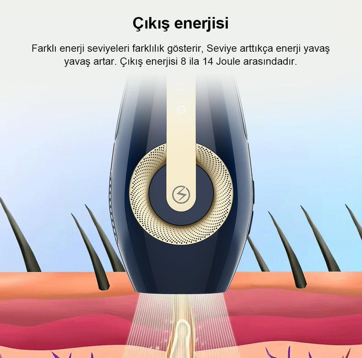 Ev tipi lazer epilasyon cihazı (HR) MLAY-T17 - MLAY SHOP